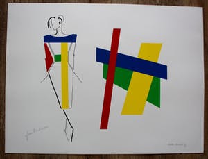 Bob Bonies - Zeefdruk in samenwerking met Frans Molenaar - 1989 kopen? Bied vanaf 100!
