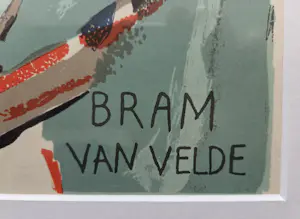 Bram van Velde - Litho. 1952. Derriere Le Miroir. kopen? Bied vanaf 139!