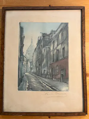 Gen-Paul - La rue Saint-Rustique à Montmartre kopen? Bied vanaf 200!