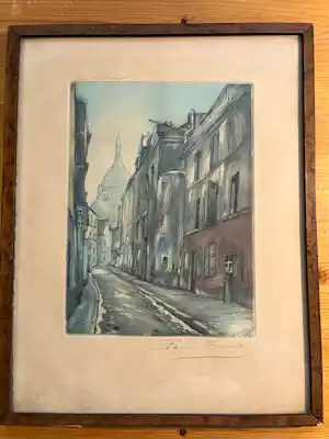 Gen-Paul - La rue Saint-Rustique à Montmartre kopen? Bied vanaf 200!