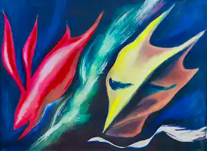 Taro Okamoto - Red rabbit, zeefdruk kopen? Bied vanaf 1000!