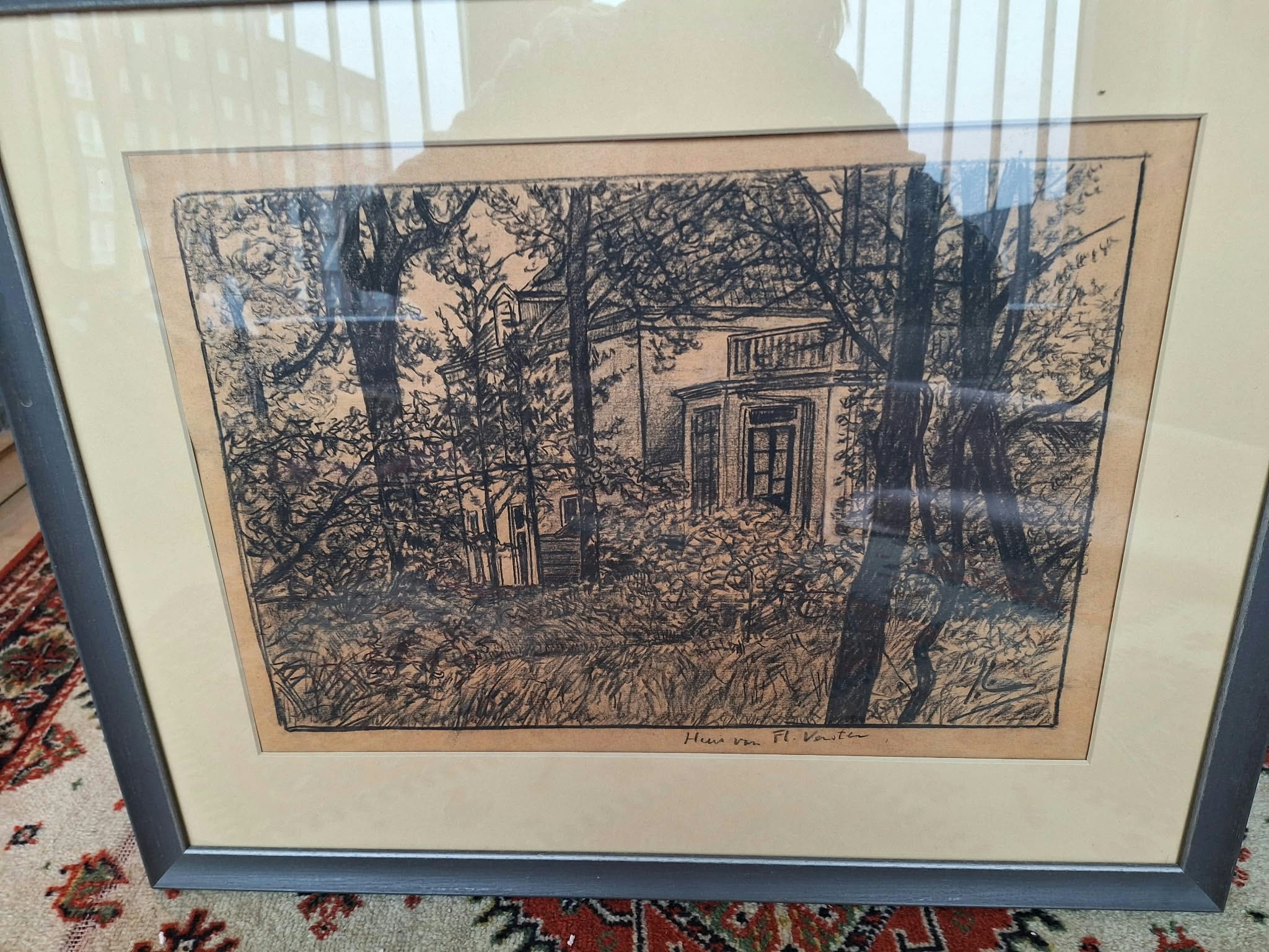 Jo Lodeizen - Buitenplaats Groenoord te Leiden (woonhuis Floris Verster, gesloopt 1961 kopen? Bied vanaf 250!