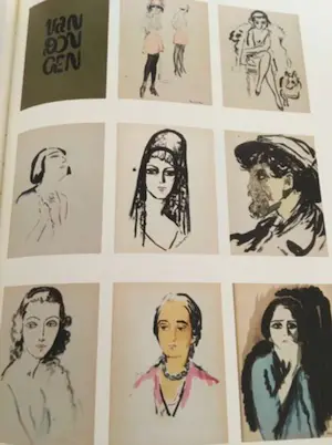 Kees van Dongen - Pochoir - Portrait d'homme kopen? Bied vanaf 100!
