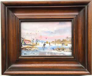 Henk Poeder - Hollands winter gezicht verkocht voor € 75!
