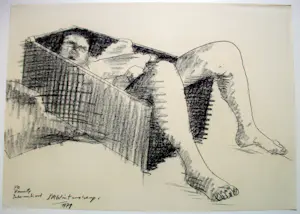 Lambert Maria Wintersberger - Kreidezeichnung, 1971. für Amnesty International kopen? Bied vanaf 390!