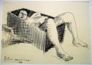 Lambert Maria Wintersberger - Kreidezeichnung, 1971. für Amnesty International kopen? Bied vanaf 390!