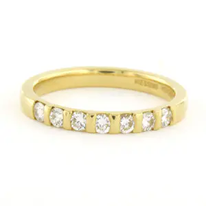 NIESSING 18k geel gouden ring met briljant geslepen diamant tot. 0.50ct kopen? Bied vanaf 610!