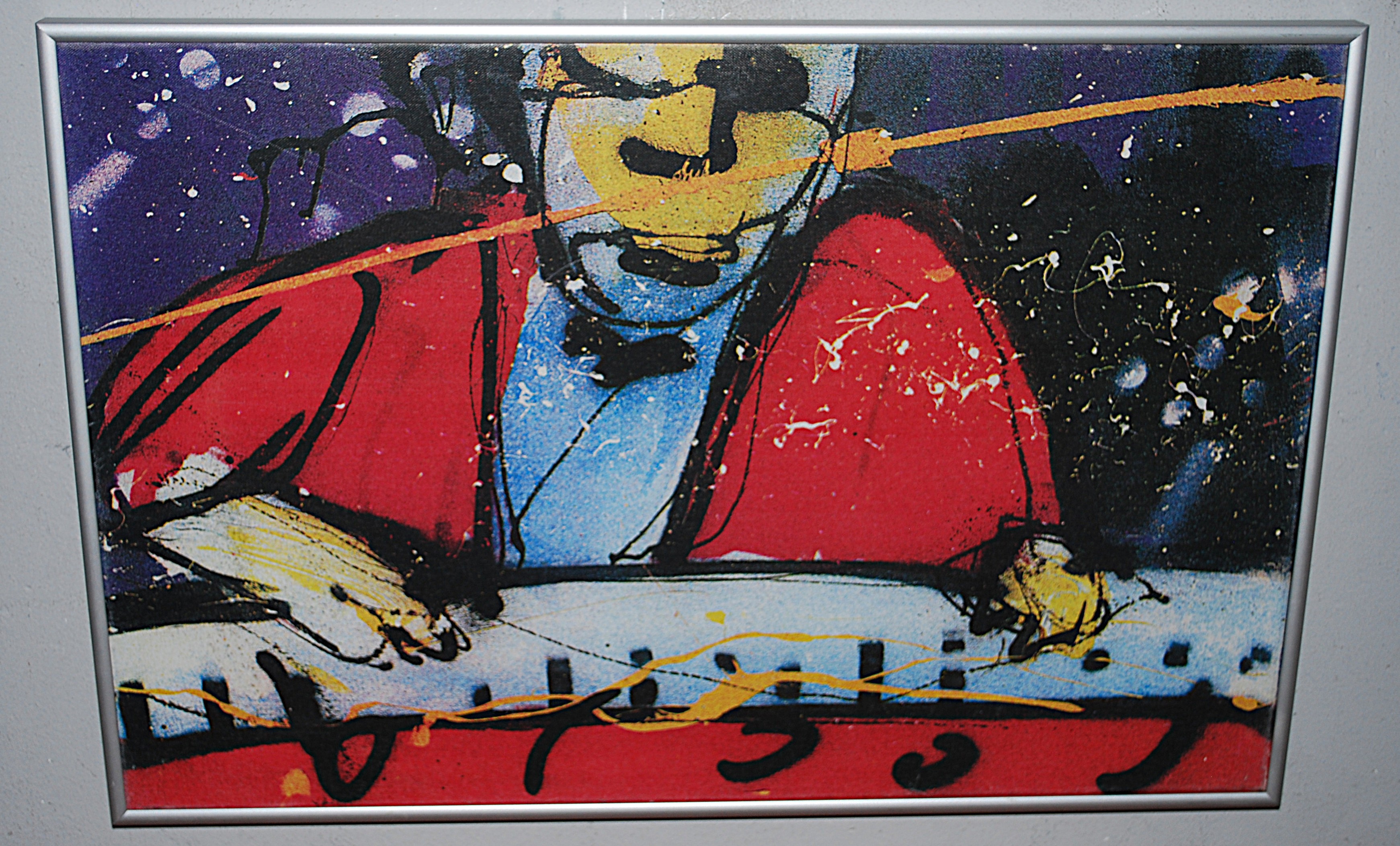 Herman Brood - The Pianoman - canvas op spieraam - ingelijst kopen? Bied vanaf 20!