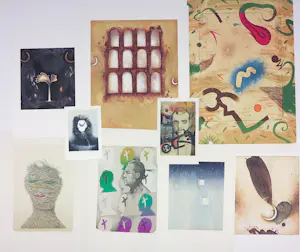 Jurjen Ravenhorst - & Mivrolav Potvic - Litho, Lot van 9 surrealistische voorstellingen kopen? Bied vanaf 100!