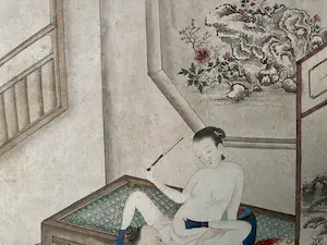 Niet of onleesbaar gesigneerd - China, watercolour, Qing dynasty (1644-1912), aquarel kopen? Bied vanaf 1!