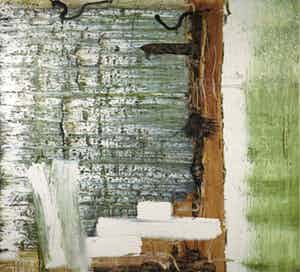 Leo Jacobs - Olieverf op doek, Abstracte compositie (Zeer groot) verkocht voor € 250!