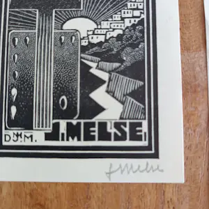 Johan Melse - "Stilte over Zeeland" met extra 2 stuks Ex Libris waarvan 1 gesigneerd kopen? Bied vanaf 32!