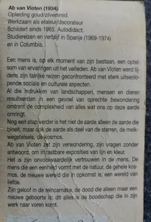 Ab van Vloten - Mens en Kosmos, Terra in Blue. kopen? Bied vanaf 300!