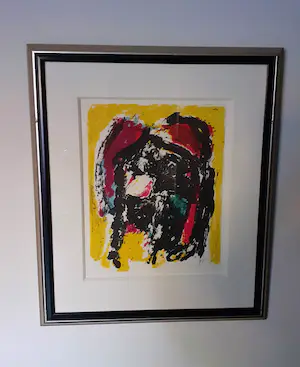 Eugène Brands - Kleurrijke litho (prachtig gelijst) kopen? Bied vanaf 299!