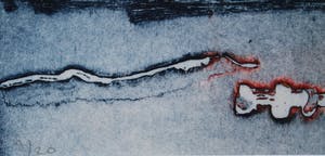 Jan Montyn - kleurenets op papier - abstract landschap III kopen? Bied vanaf 110!