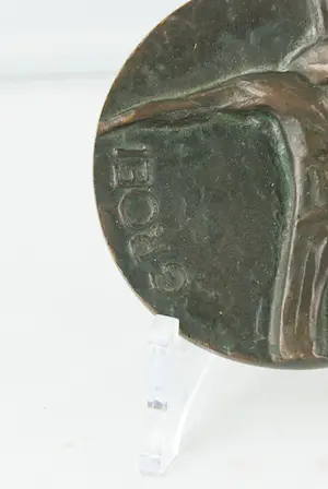 Jaap Gutterswijk - Bronzen penning, Mens en groei kopen? Bied vanaf 1!