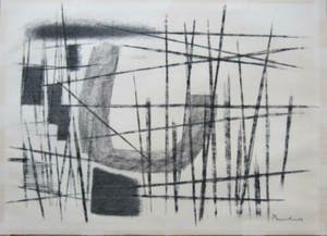 Dolf Breetvelt - ==c a 1950===abstract kubistisch== kopen? Bied vanaf 450!