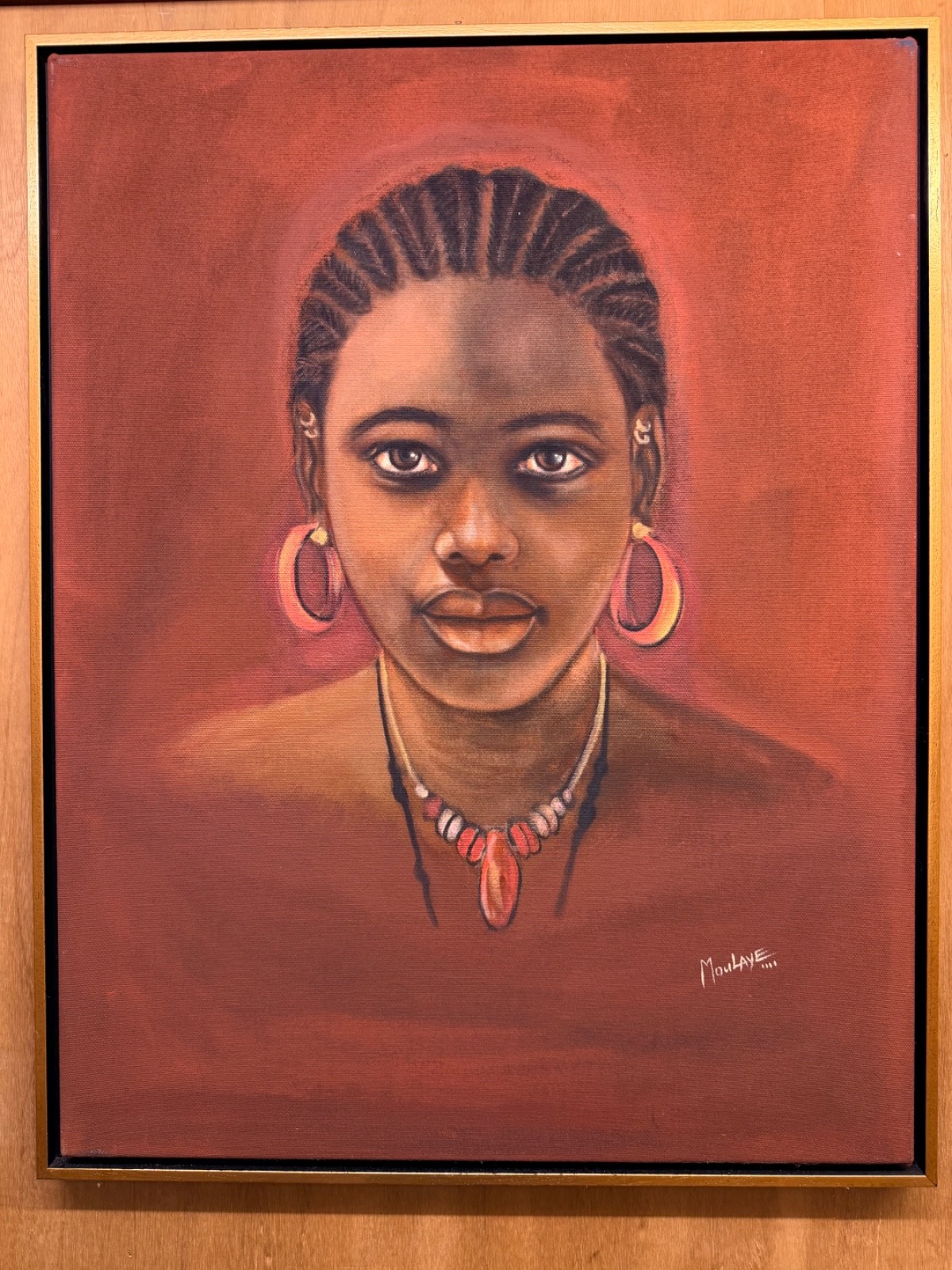 Moulaye Sarr - Womans face. kopen? Bied vanaf 125!