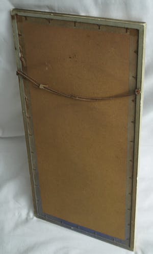 Niet of onleesbaar gesigneerd - Ingelijste gouache, Landschap – gesigneerd (Du Chattel?) - oud - kopen? Bied vanaf 1!