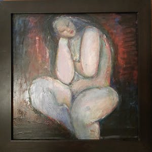 Toon Kelder - Annie, schilderij canvas op doek kopen? Bied vanaf 300!