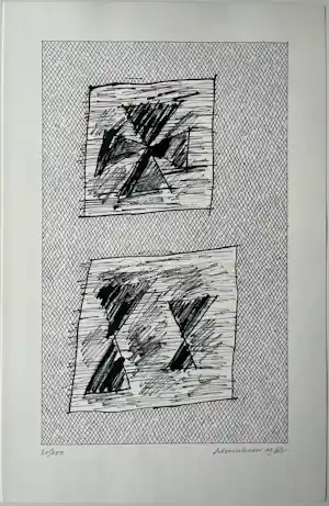 Jan Schoonhoven - Abstracte ordening - uit portfolio "Formatie" kopen? Bied vanaf 249!