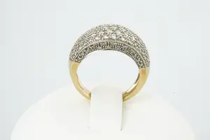40 - Geelgouden 18Krt ring met ca 1.10crt briljant geslepen diamant. kopen? Bied vanaf 620!