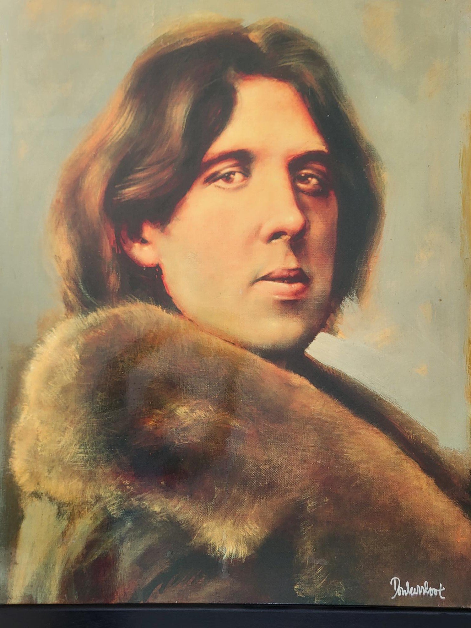 Peter Donkersloot - Oscar Wilde, portret. kopen? Bied vanaf 195!