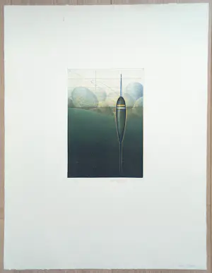 Chris van Otterloo - Dobber, aquatint ets kopen? Bied vanaf 55!