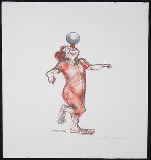 Kees Verkade - Litho, Charlie Rivel kopen? Bied vanaf 10!
