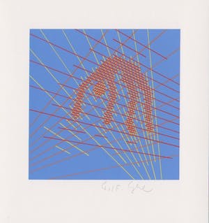 Willem F. Wagner - e.a: Drie handgesigneerde zeefdrukken: Geometrische Composities I, II, III kopen? Bied vanaf 19!