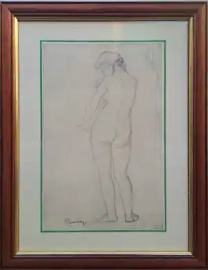 Auguste Renoir - Baigneuse de dos s'essuyant verkocht voor € 100!
