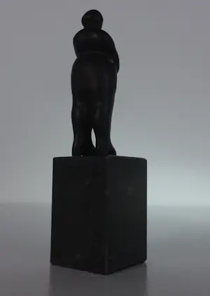 Jan Pieter Leeuwenburgh - Set van drie bronzen beeldjes, Hardloper, Worstelaars en Zwanger kopen? Bied vanaf 100!
