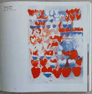 Jan Cremer - 'Tulpen', ingelijste zeefdruk met kleine oplage uit 1981. kopen? Bied vanaf 330!