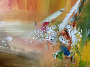 Kate Wilkinson - Abstract painting 140x70 kopen? Bied vanaf 120!