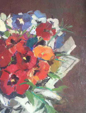 Willem Fekken - voorjaarsboeket met viooltjes kopen? Bied vanaf 150!