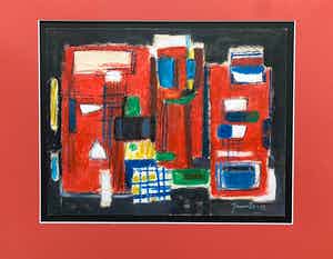 Jaap Nanninga - Vrije compositie verkocht voor € 2350!