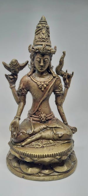Brons (Onbekend) - Antieke Shiva in Verada Mudra houding 1890 kopen? Bied vanaf 85!