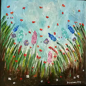 Marianne Bey - Bloemenpracht verkocht voor € 50!
