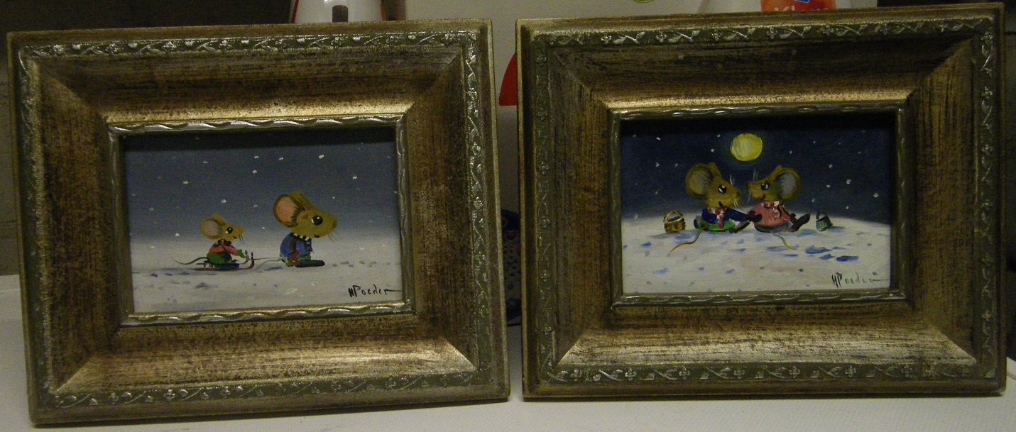 Henk Poeder - muisjes in de sneeuw verkocht voor € 76!