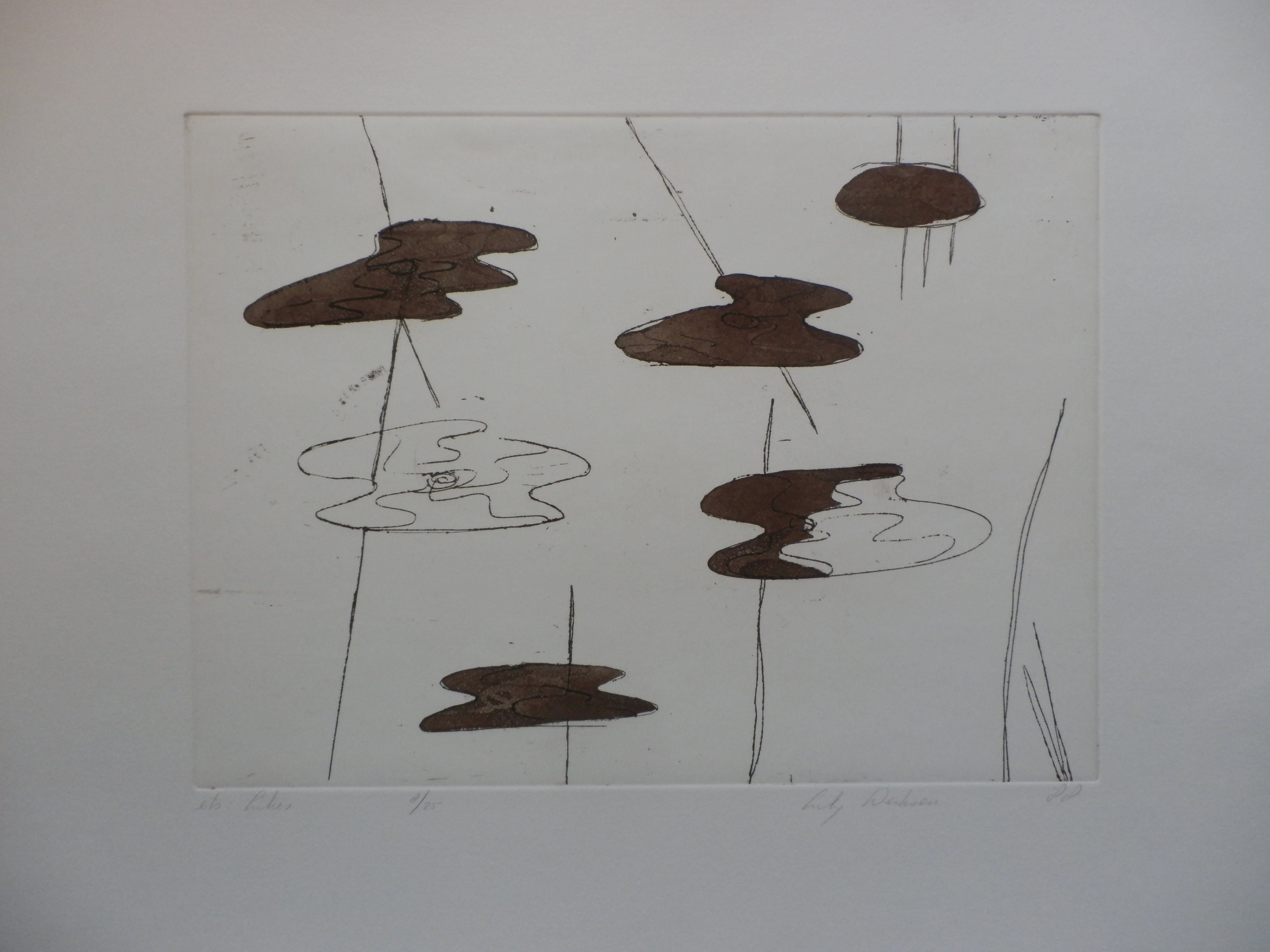 Lily Derksen - ETS: WATERLELIES Handgesigneerd SLECHTS 25EX!!! verkocht voor € 35!