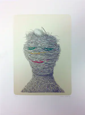 Jurjen Ravenhorst - & Mivrolav Potvic - Litho, Lot van 9 surrealistische voorstellingen kopen? Bied vanaf 100!