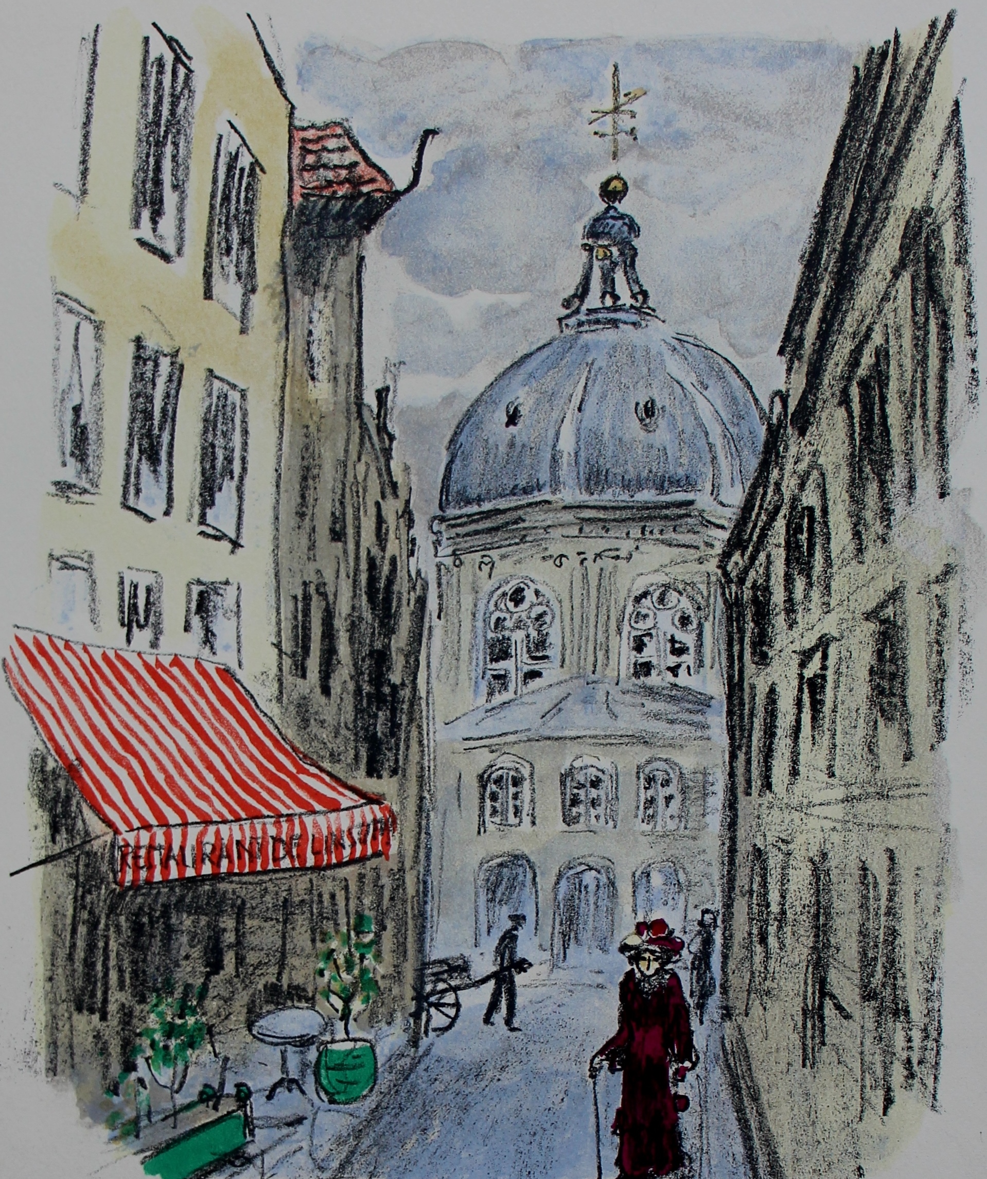 Kees van Dongen - Litho: "La révolte des anges" - 1951 kopen? Bied vanaf 199!