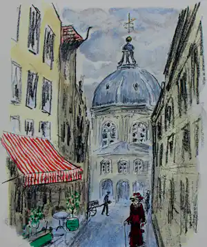 Kees van Dongen - Litho: "La révolte des anges" - 1951 kopen? Bied vanaf 199!