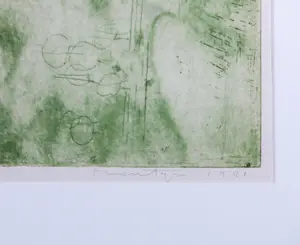 Jan Montyn - Ets, Zonder titel - Ingelijst kopen? Bied vanaf 40!