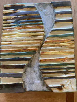 Helmut Friedrich Schäffenacker - Modern abstract wandrelief kopen? Bied vanaf 90!