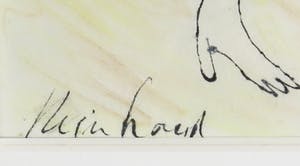 Reinhoud D'Haese - Gemengde techniek op papier, Figuren - Ingelijst kopen? Bied vanaf 400!