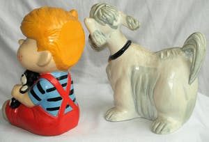 Henry King (Hank) Ketcham - 2 Beelden , Dennis the Menace / Dennis de Bengel - 1974 kopen? Bied vanaf 10!