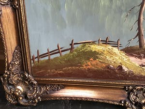 Niet of onleesbaar gesigneerd - Alpenlandaschap. kopen? Bied vanaf 1!