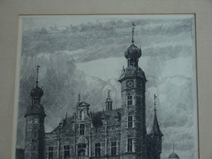 Niet of onleesbaar gesigneerd - Ets , “Stadhuis Venlo” – gesigneerd & ingelijst – No 22 kopen? Bied vanaf 10!