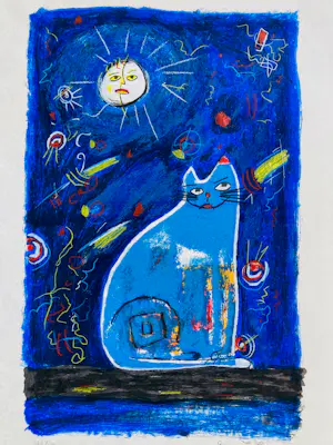 Franz Lauter - De blauwe kat kopen? Bied vanaf 65!